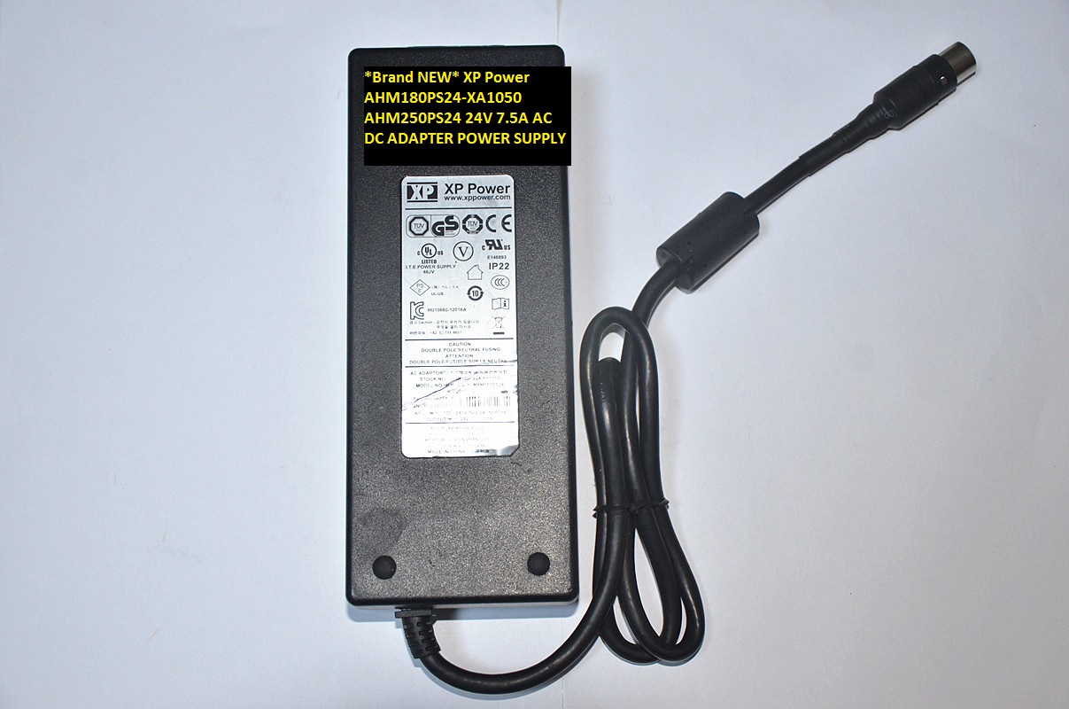 *Brand NEW* AHM250PS24 XP Power AHM180PS24-XA1050 24V 7.5A AC DC ADAPTER POWER SUPPLY - Click Image to Close